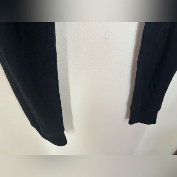 American Eagle black soft drawstring brushed fleece jogger size XS - Picture 7 of 10